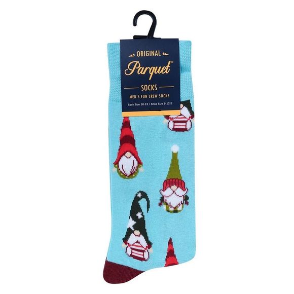 Men's Crew Socks -Holiday Gnomes- NWT - Picture 4 of 4